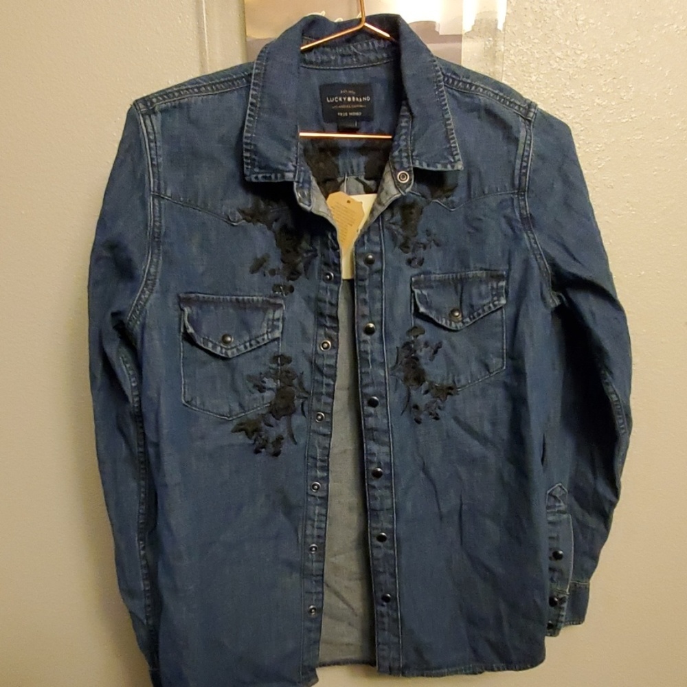 Lucky Brand Denim Button Down
